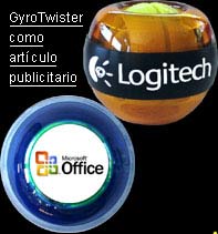 Gyro Twister como artculo publicitario